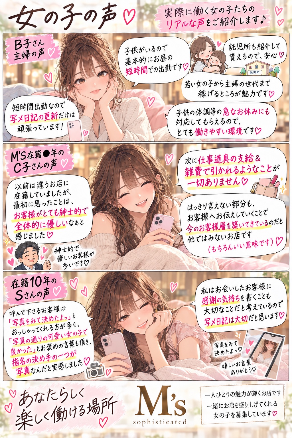 鹿児島デリバリーヘルス M'sの店長ブログ「キャスト募集中」